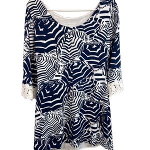 Lilly Pulitzer Harbour Oh Cabana Boy Tunic Mini Dress Size S (137)